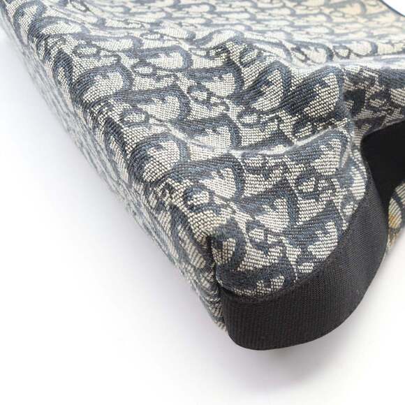 CHRISTIAN DIOR Black Canvas Trotter Shoulder Bag - Picture 6 of 9
